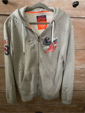 Super Dry full zip up hoodie